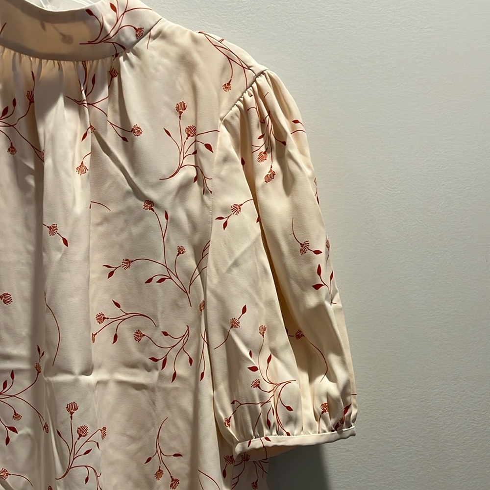 NWT Joie Alfrie Floral Print Blouse, Small - Picture 9 of 14